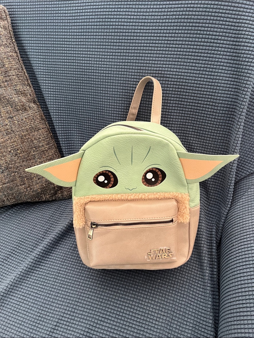 Star Wars Baby Yoda Green and Tan Kids Backpack